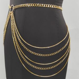 Belt & Chain Belts | Womens Linked Up Chain Belt Accessories Belt & Chain Belts