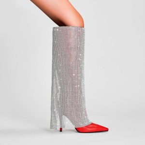 Boots | Womens Award Winning Rhinestone Knee High Boots Boots Boots