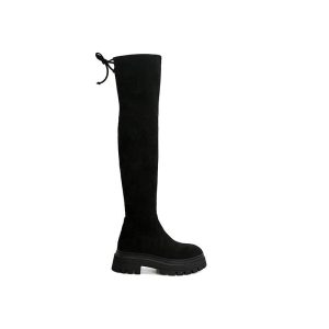 Boots | Womens Make You Wait Over The Knee Boots Boots Black