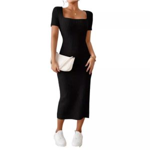 Dresses | Womens A Little Bossy Midi Dress Clothing Charcoal