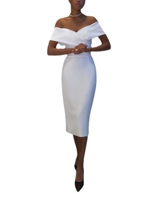 Dresses | Womens Amy Bandage Midi Dress Clothing Dresses