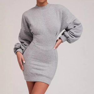 Dresses | Womens Cool Days Mini Sweatshirt Dress Clothing Dresses