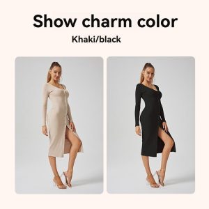 Dresses | Womens Dakoda Ribbed Midi Dress Clothing Dresses