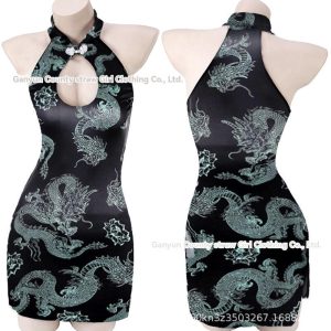 Dresses | Womens Dragon Tattoos Printed Maxi Dress Clothing combo