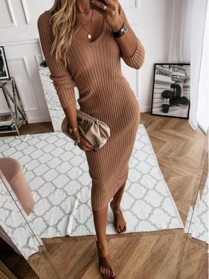 Dresses | Womens Fallon Sweater Midi Dress Clothing Dresses