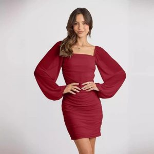 Dresses | Womens Found In A Fantasy Long Sleeve Mini Dress Clothing Dresses