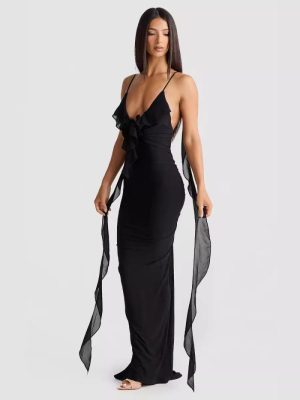 Dresses | Womens Gloria Midi Dress Clothing Black