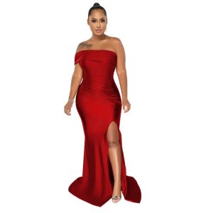 Dresses | Womens Ignore The Romance Maxi Dress Clothing Burgundy