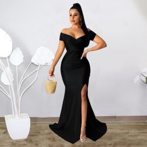 Dresses | Womens Ignore The Romance Maxi Dress Clothing Black