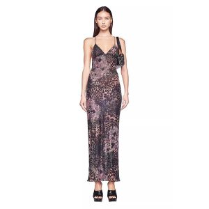 Dresses | Womens Jenna Butterfly Maxi Dress Clothing Burgundy