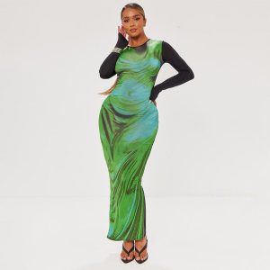 Dresses | Womens Lola Mesh Maxi Dress Clothing Dresses