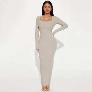 Dresses | Womens Marie Sweater Maxi Dress Clothing Cream