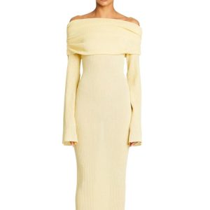 Dresses | Womens Nayeli Snatched Maxi Dress Clothing Cream