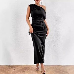 Dresses | Womens Noella Double Lined Maxi Dress Clothing Black