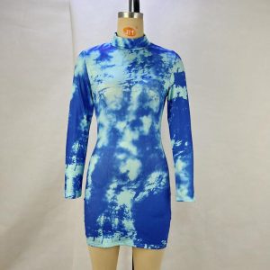 Dresses | Womens Splash Of Tie Dye Midi Dress Clothing combo