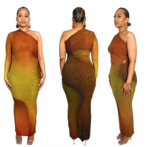 Dresses | Womens Viviana Mesh Midi Dress Clothing Brown