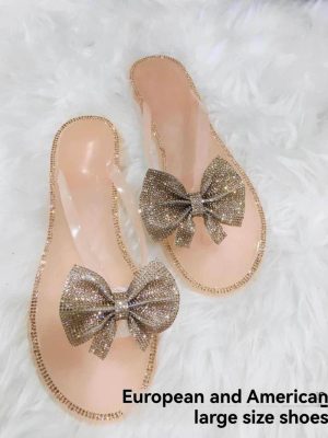 Flat Sandals | Womens Always Sweet Embellished Sandals Flat Sandals Flat Sandals