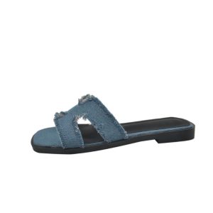 Flat Sandals | Womens Beach Walk Raffia Sandals Flat Sandals Black