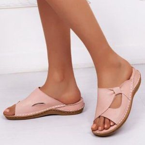 Flat Sandals | Womens Deanna Double Bow Sandals Flat Sandals Flat Sandals