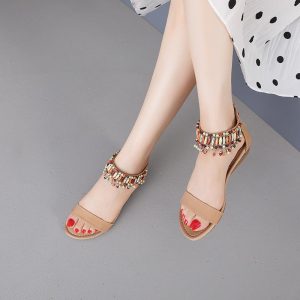 Flat Sandals | Womens Insta Worthy Embellished Flat Sandals Flat Sandals Flat Sandals