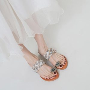 Flat Sandals | Womens Meredith Denim Sandals Flat Sandals Denim