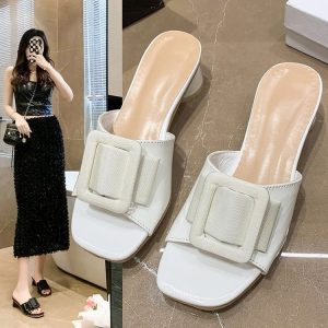 Flat Sandals | Womens No Attitude Buckle Sandals Flat Sandals Flat Sandals