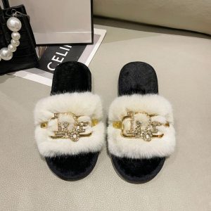 Flat Sandals | Womens No Shade Fur Sandals Flat Sandals Flat Sandals