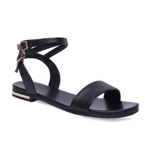 Flat Sandals | Womens Play It Cool Flat Sandals Flat Sandals Black