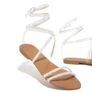 Flat Sandals | Womens Sweetest Days Wrap Up Flat Sandals Flat Sandals Flat Sandals