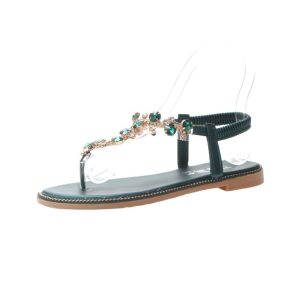 Flat Sandals | Womens Under The Palm Trees Sandals Flat Sandals Flat Sandals