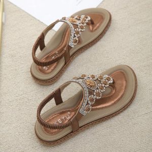 Flat Sandals | Womens Wish You The Best Embellished Sandals Flat Sandals Denim