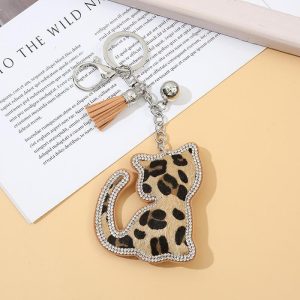 Handbags | Womens Cheetah-Licious Handbag Charm Accessories Brown