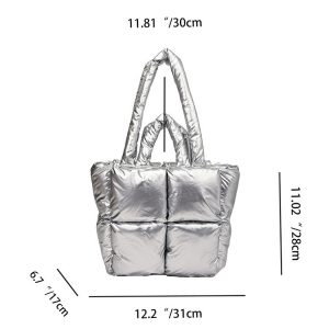 Handbags | Womens Puffy Babe Tote Handbag Accessories Handbags