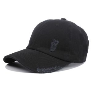 Hats | Womens Distressed Baseball Hat Accessories Black