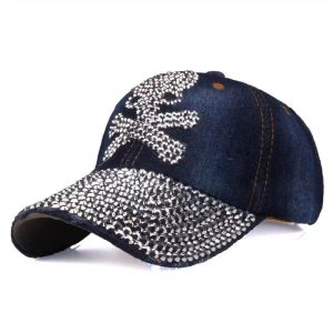 Hats | Womens Fallen Sinner Baseball Hat Accessories Dark Wash