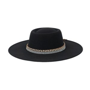 Hats | Womens Wine Fest Fedora Accessories Black