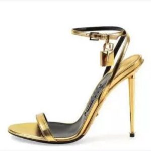 Heels | Womens Electra Metallic Heels Heels Gold