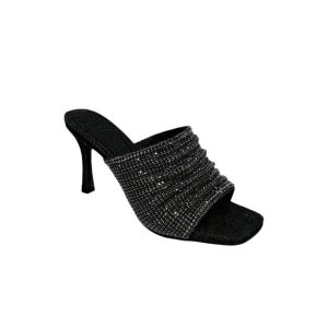 Heels | Womens In My Direction Rhinestone Mules Heels Heels