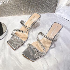 Heels | Womens Still The One Embellished Heeled Sandals Heels Heels