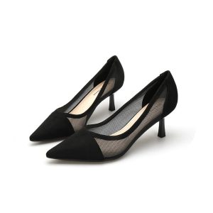 Heels | Womens Viola Mesh Heels Heels Black