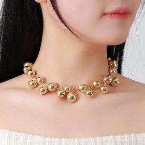 Jewelry | Womens Bubble Bath Necklace Accessories Gold