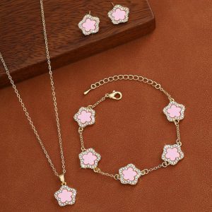 Jewelry | Womens Clover Bae Chain Necklace Accessories Gold