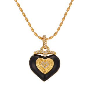 Jewelry | Womens Feeling Is Right Heart Necklace Accessories Gold