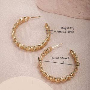 Jewelry | Womens Get What You Give Hoop Earrings Accessories Gold