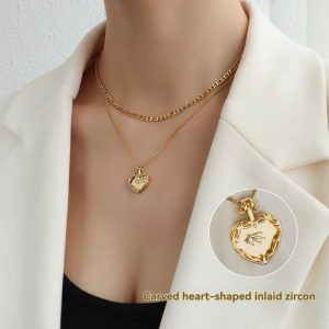 Jewelry | Womens Lovers Luck Necklace Accessories Gold