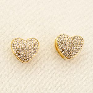 Jewelry | Womens My Tiny Little Heart Earrings Accessories Gold