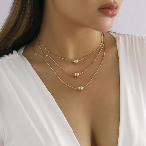 Jewelry | Womens Our Paths Align Necklace Accessories Gold