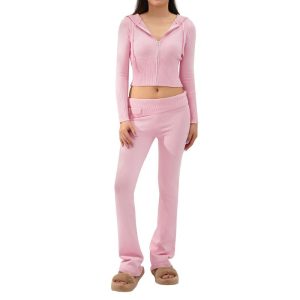 Matching Sets | Womens Baddie Energy Sweater Pant Set Clothing Matching Sets