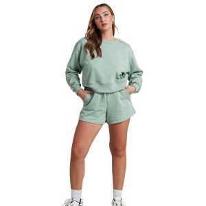 Matching Sets | Womens Lisa Cargo Short Set Clothing Green