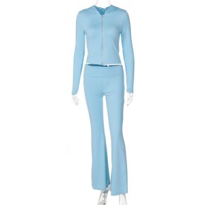 Matching Sets | Womens Maggie Pant Set Clothing Blue